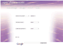 Tablet Screenshot of epicdimensions.com